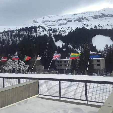 Flaine Forum H1 Cassiopee Mezzanine & Terrasse Exterior foto